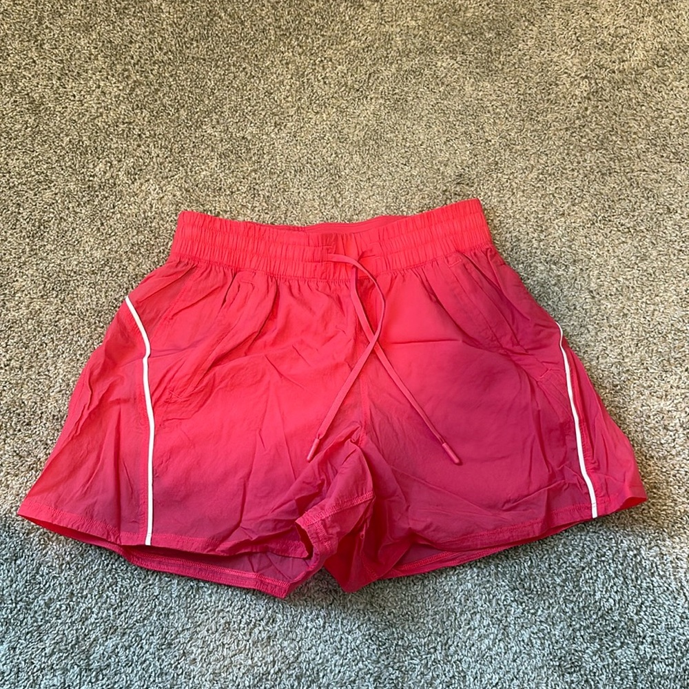 Lululemon pink athletic shorts